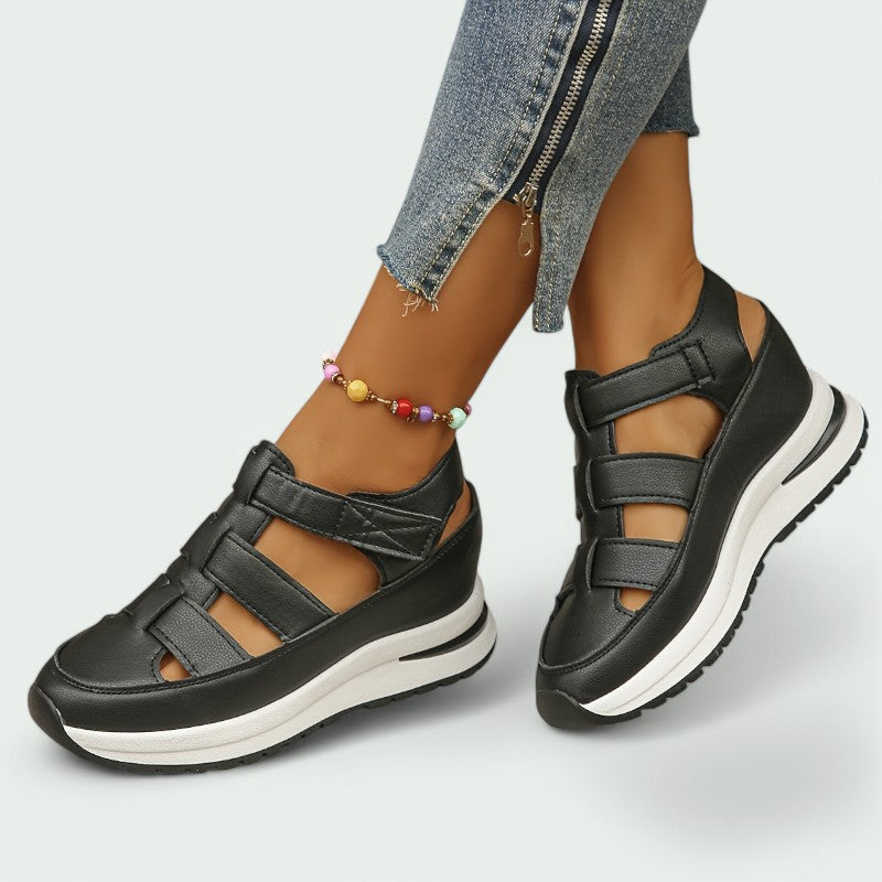 Ellie – Komfortable und atmungsaktive Plattformsandalen für Damen