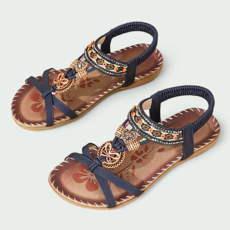 Liora – Elegante Strass-Schmetterlingssandalen für den Sommer