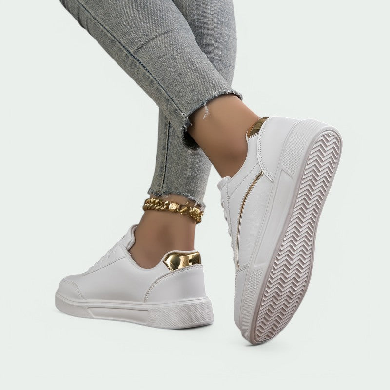 Sanne – Bequeme, leichte Sneakers für Damen mit runder Nase