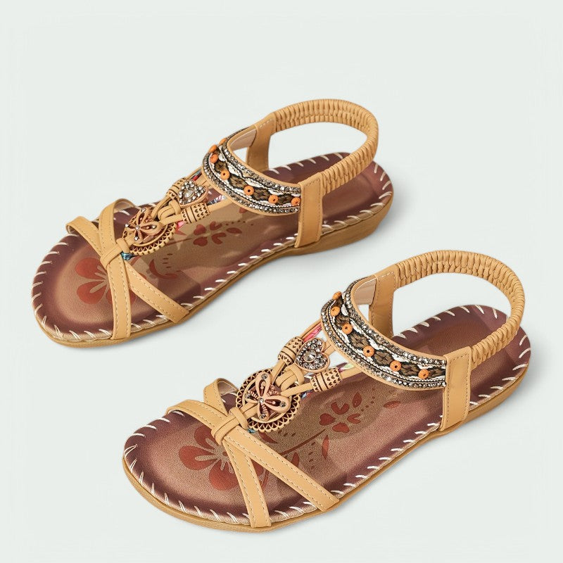 Liora – Elegante Strass-Schmetterlingssandalen für den Sommer