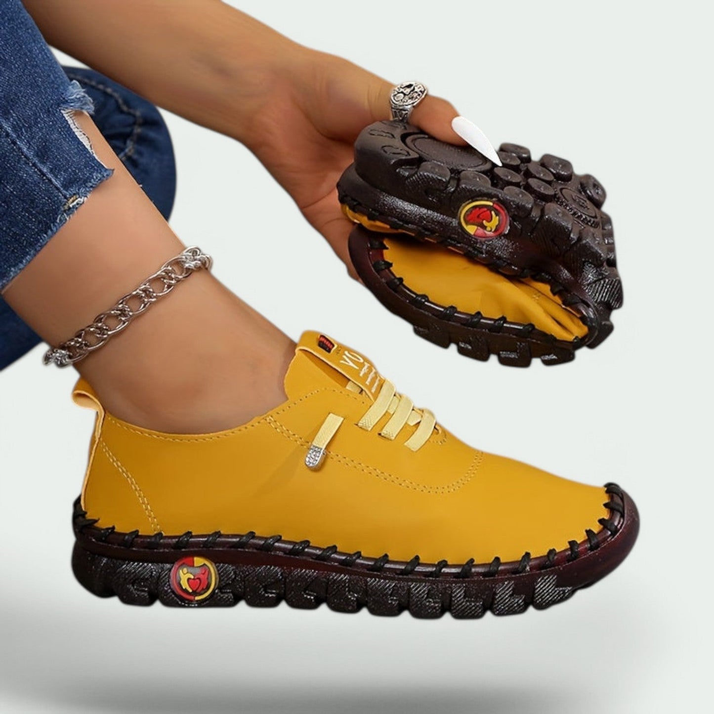 Velina – Komfortable Sneakers mit breiter Passform und schmerzlindernder Technologie für Damen