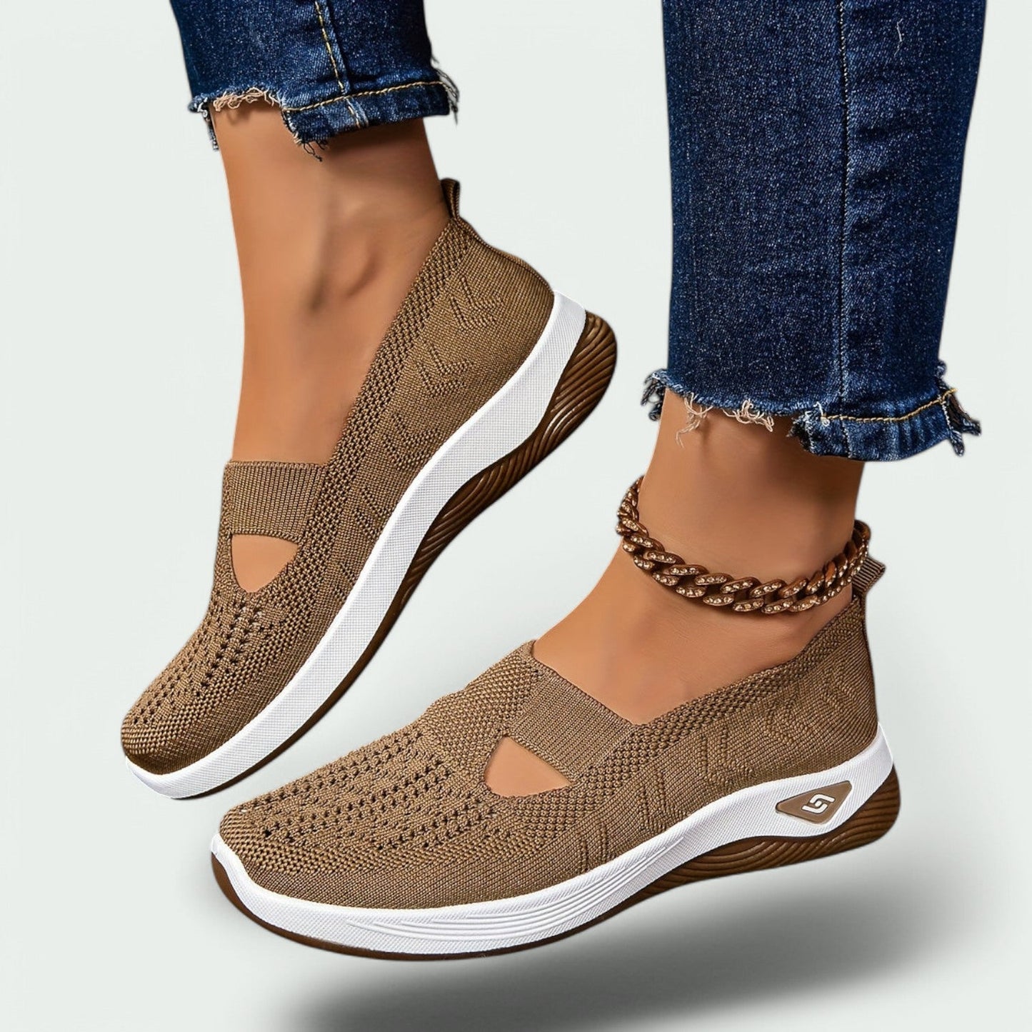 Sovena – Bequeme Slip-On Sportschuhe für Damen mit Orthopädischem Komfort