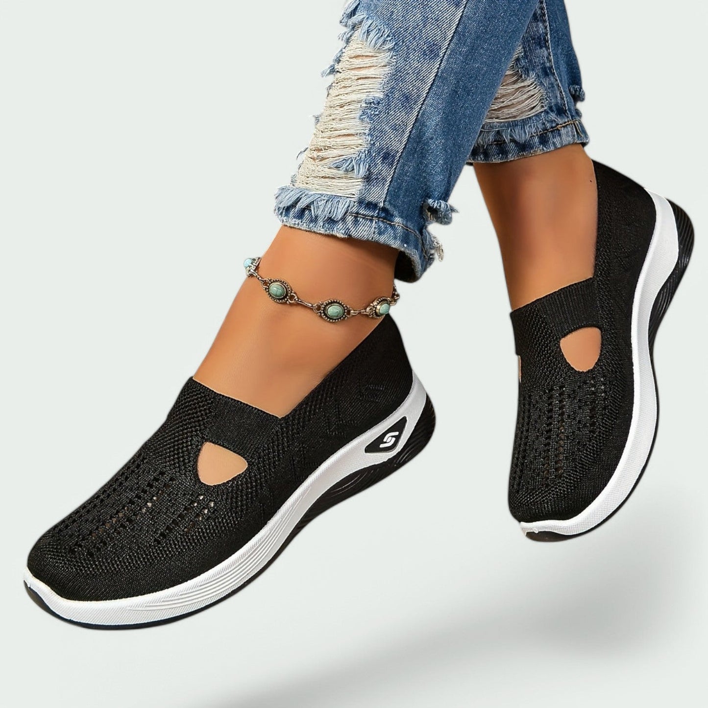 Sovena – Bequeme Slip-On Sportschuhe für Damen mit Orthopädischem Komfort