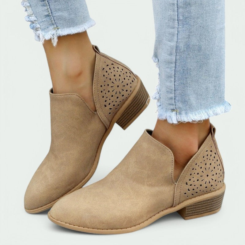Mariska – Stilvolle V-Cut Stiefeletten für Damen mit optimalem Tragekomfort