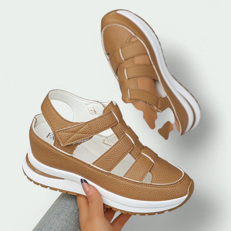 Ellie – Komfortable und atmungsaktive Plattformsandalen für Damen
