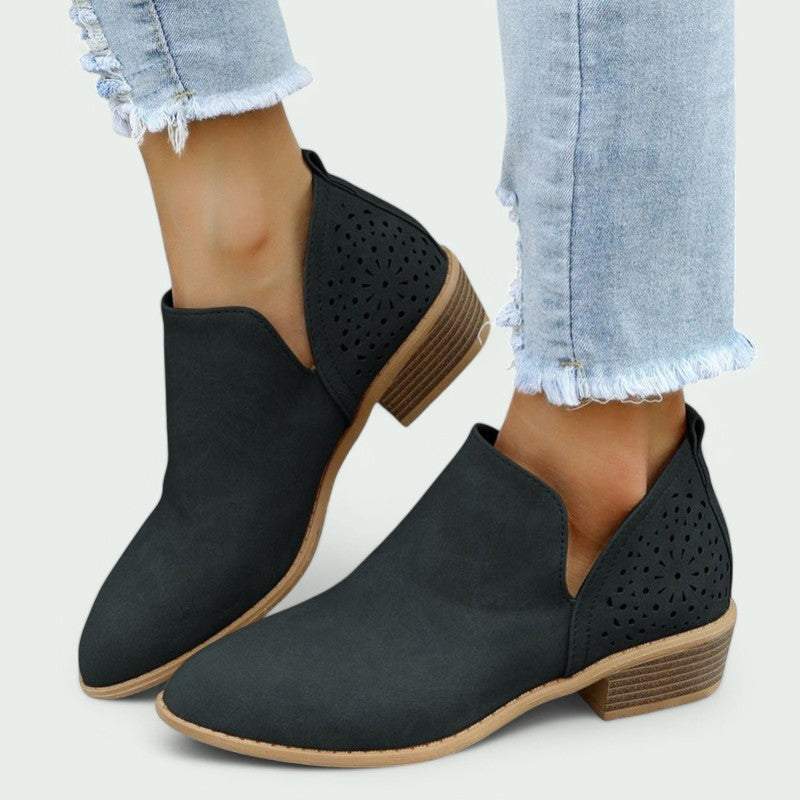 Mariska – Stilvolle V-Cut Stiefeletten für Damen mit optimalem Tragekomfort