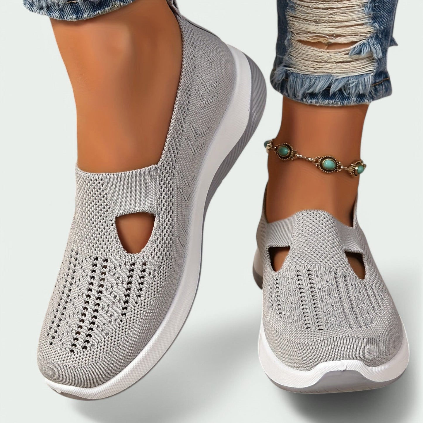 Sovena – Bequeme Slip-On Sportschuhe für Damen mit Orthopädischem Komfort
