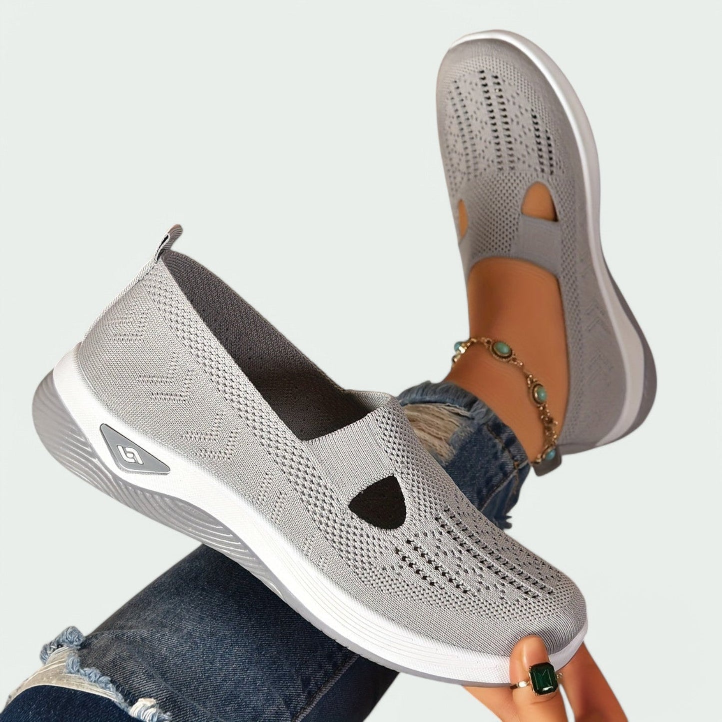 Sovena – Bequeme Slip-On Sportschuhe für Damen mit Orthopädischem Komfort