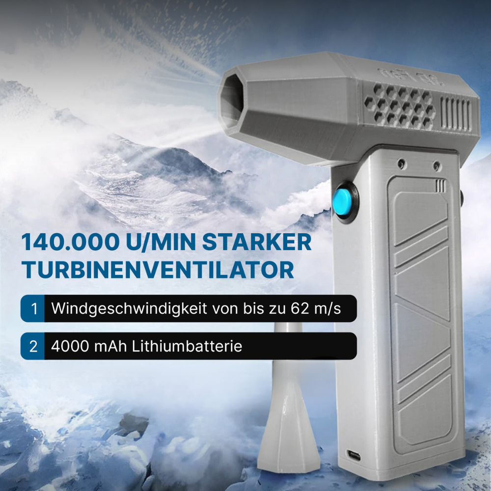 TURBO-AIR-PRO™ - Effizientes Turbo-Gebläse für schnelle Luftzirkulation