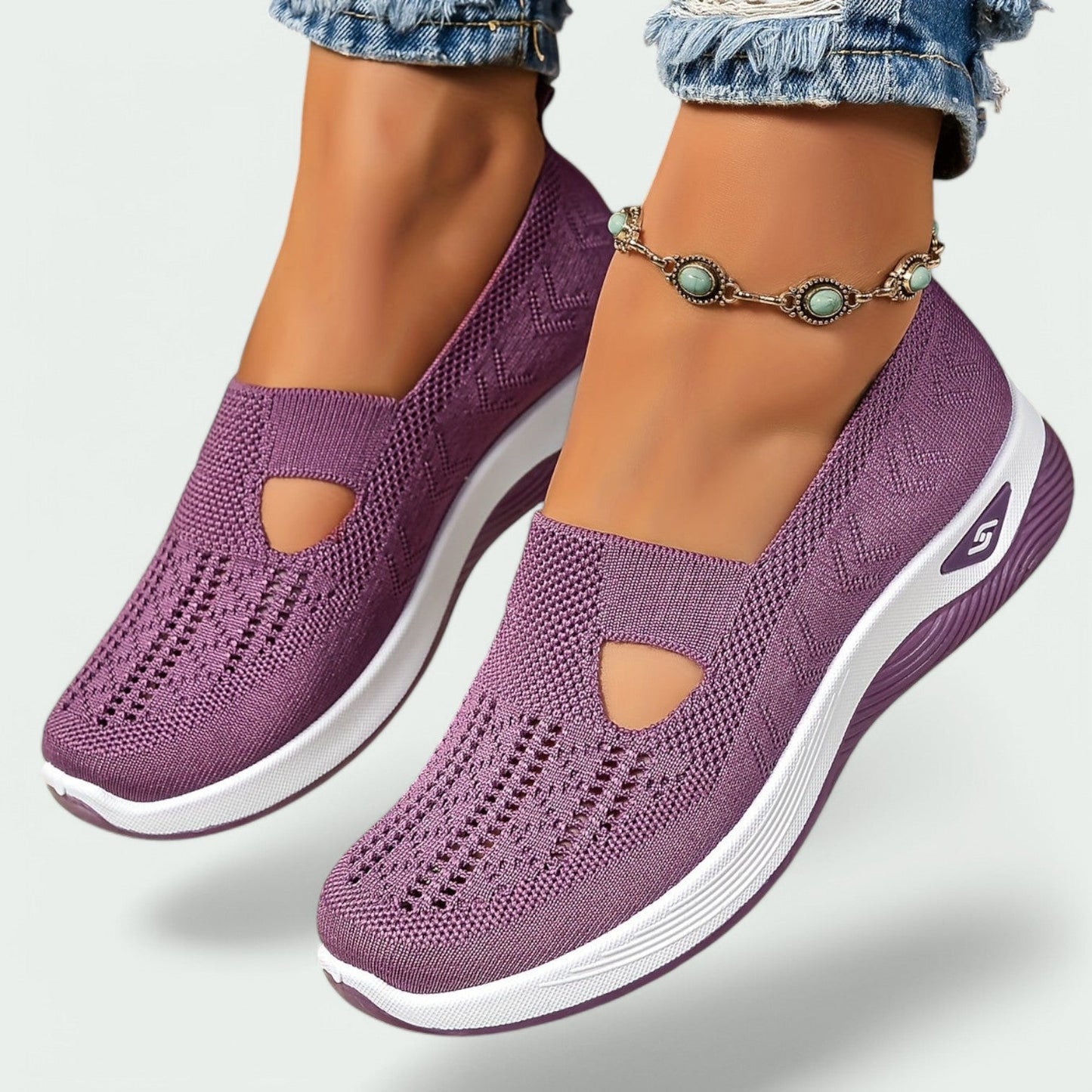 Sovena – Bequeme Slip-On Sportschuhe für Damen mit Orthopädischem Komfort