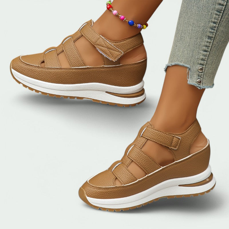 Ellie – Komfortable und atmungsaktive Plattformsandalen für Damen