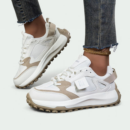 Winnie – Bequeme Niedrige Schnürsneaker für Damen mit Weicher Sohle für Optimalen Komfort