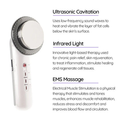 Hosmarte Ultraschall Cellulite & Fettverbrennungsmaschine, Ultraschall Fett- & Cellulite-Brenner