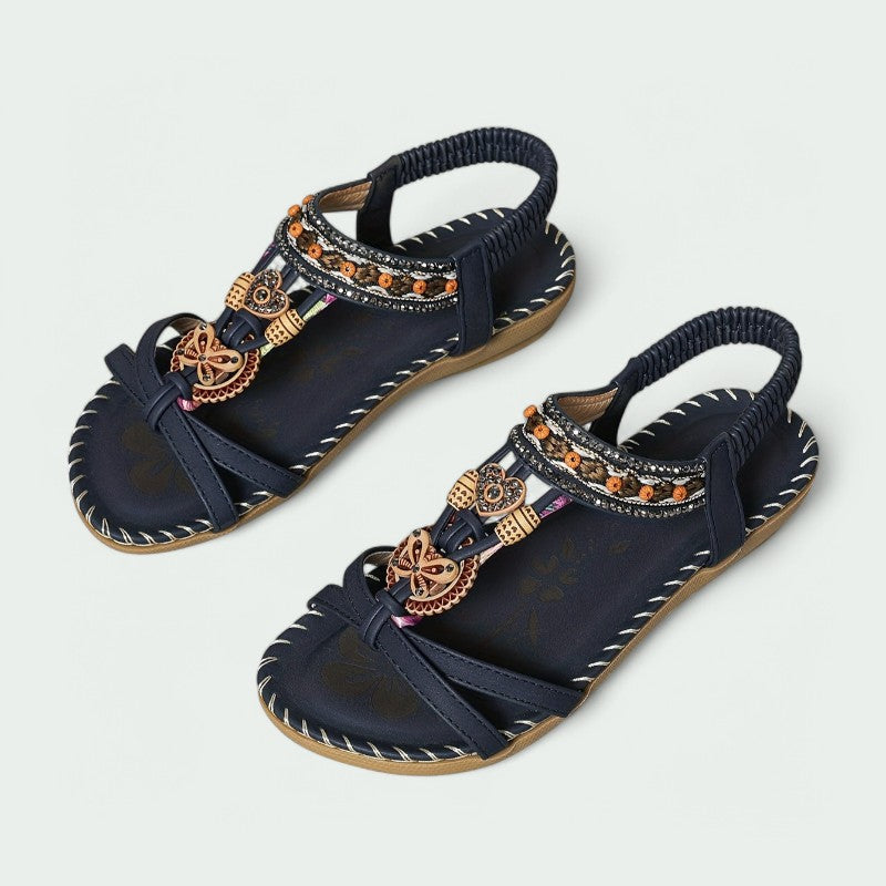 Liora – Elegante Strass-Schmetterlingssandalen für den Sommer