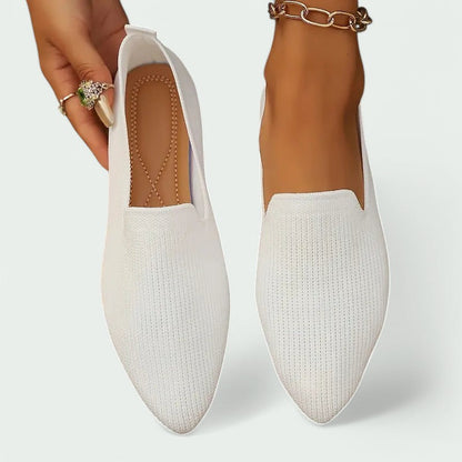 Luminara Damen Slipper: Leichtgewicht mit stilvoller Stricktextur in Schwarz