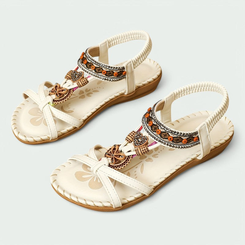 Liora – Elegante Strass-Schmetterlingssandalen für den Sommer