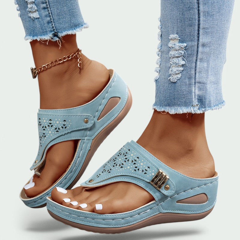 Ailani – Bequeme und Stilvolle Flip-Flop Sandalen für Damen