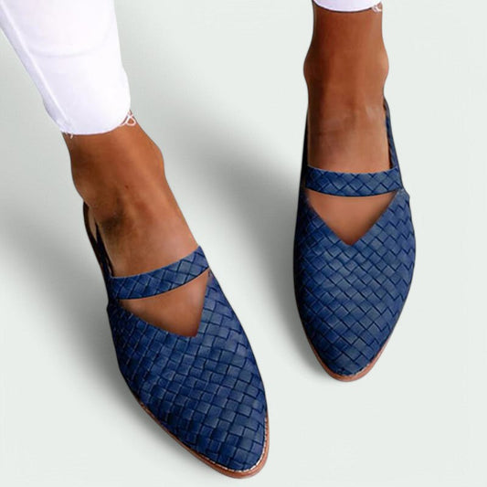 Livia – Stilvolle und Bequeme Geflochtene Sommerschuhe für Damen