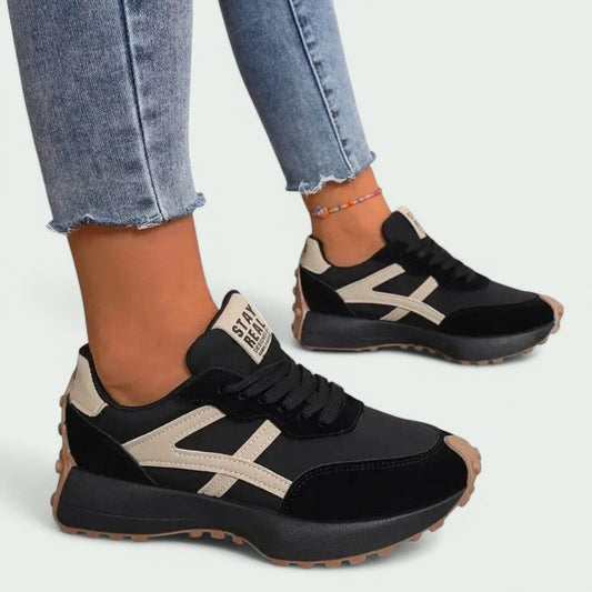 Amoura – Elegante Plateau-Leder-Sneakers für stilvolle Frühlingslooks