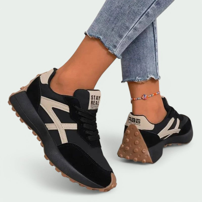 Amoura – Elegante Plateau-Leder-Sneakers für stilvolle Frühlingslooks