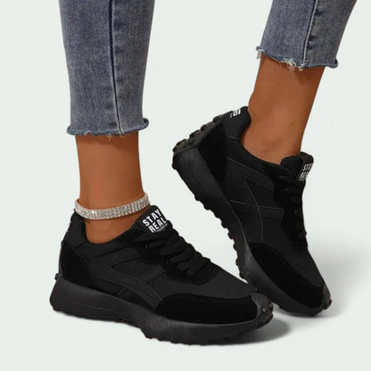 Amoura – Elegante Plateau-Leder-Sneakers für stilvolle Frühlingslooks