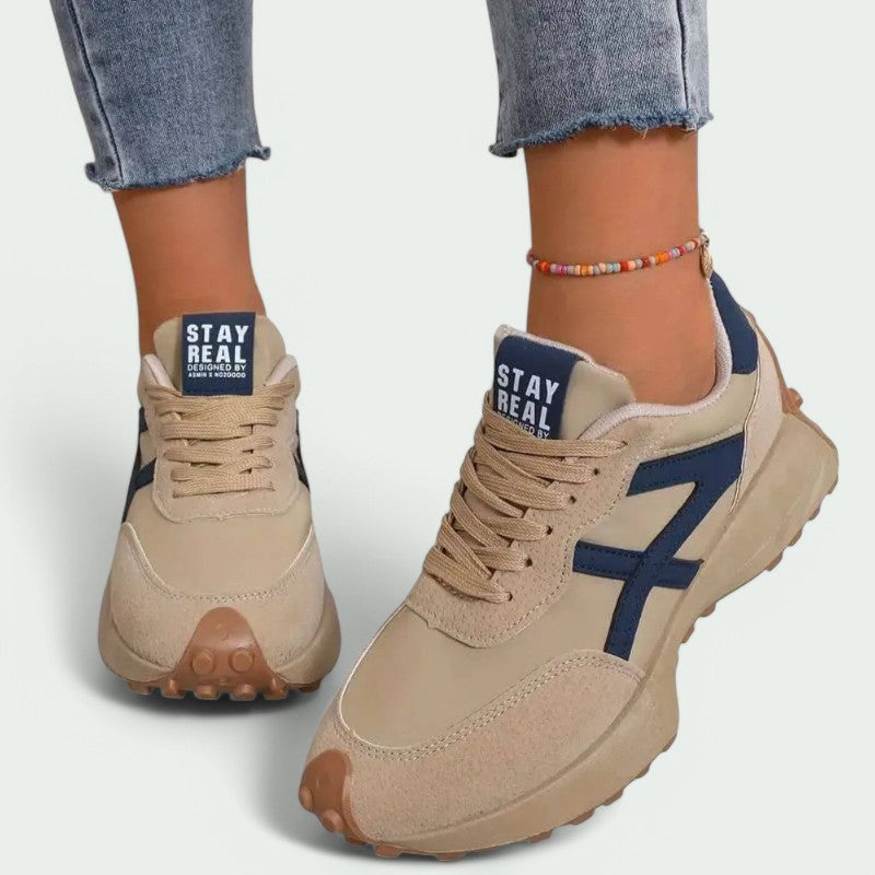 Amoura – Elegante Plateau-Leder-Sneakers für stilvolle Frühlingslooks