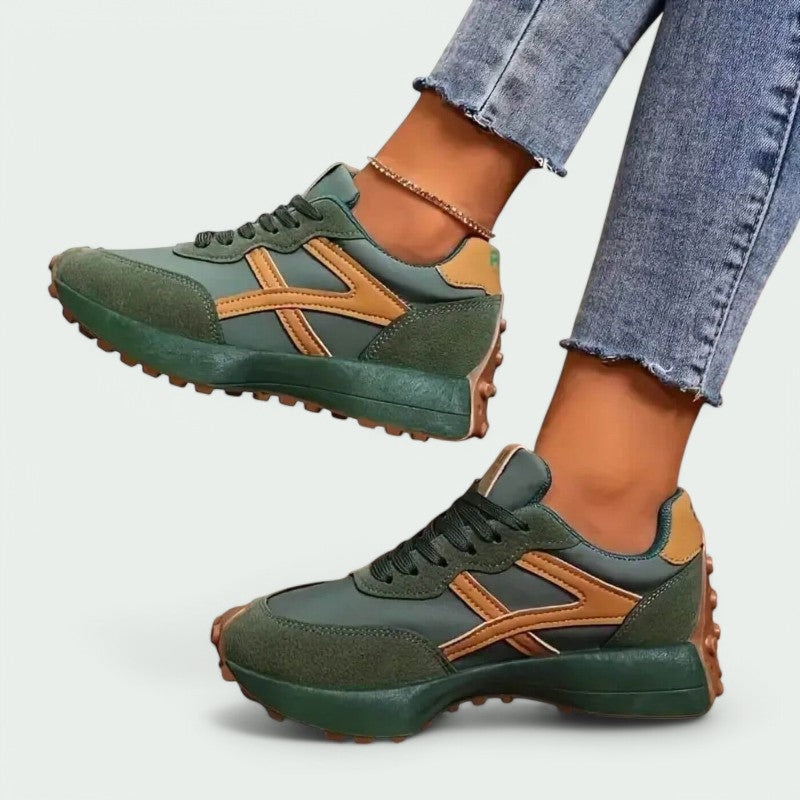 Amoura – Elegante Plateau-Leder-Sneakers für stilvolle Frühlingslooks