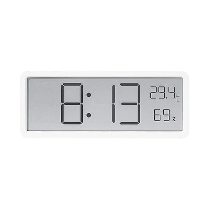 TimeVibe | Moderne Digitale Wanduhr mit LED-Display, Temperatur- und Feuchtigkeitssensor