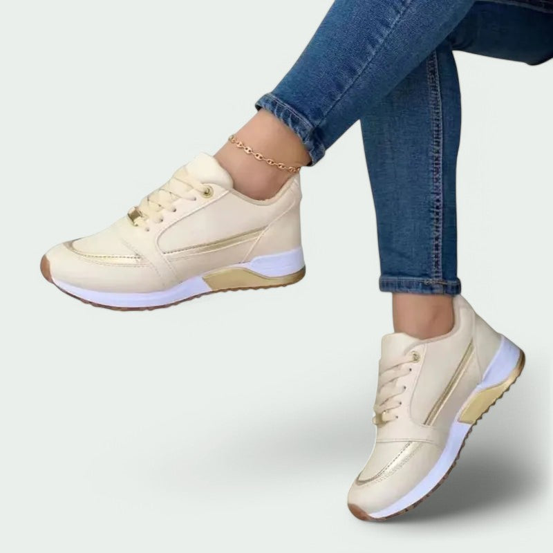 Aurora – Elegante Leder-Platformsneaker für Damen mit optimalem Tragekomfort