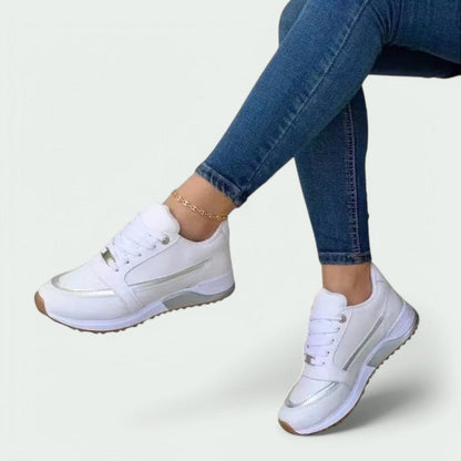Aurora – Elegante Leder-Platformsneaker für Damen mit optimalem Tragekomfort