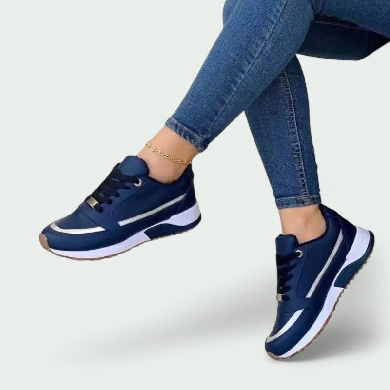 Aurora – Elegante Leder-Platformsneaker für Damen mit optimalem Tragekomfort