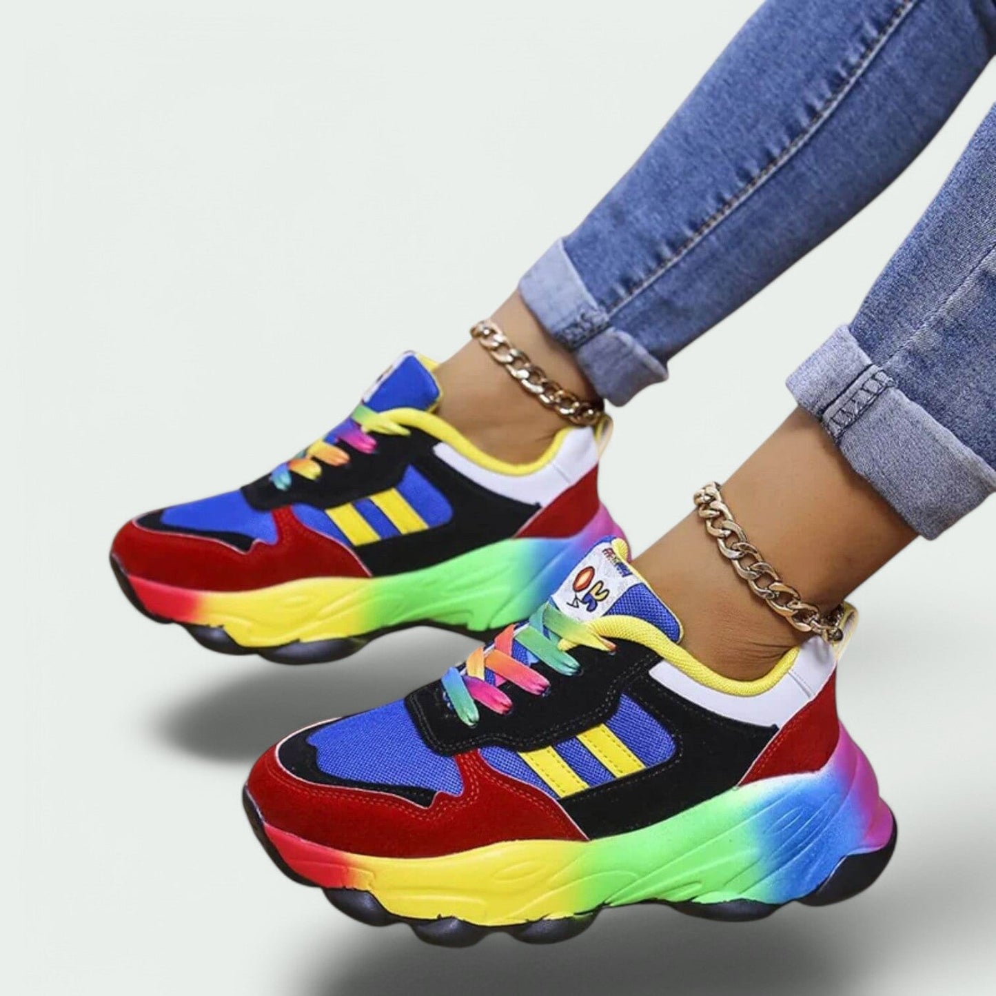 Ravora – Bunte, bequeme orthopädische Sneakers für Damen