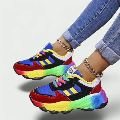 Ravora – Bunte, bequeme orthopädische Sneakers für Damen