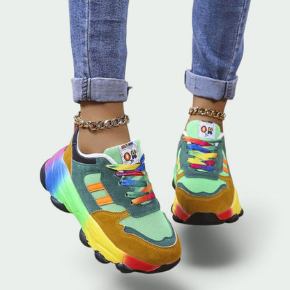 Ravora – Bunte, bequeme orthopädische Sneakers für Damen