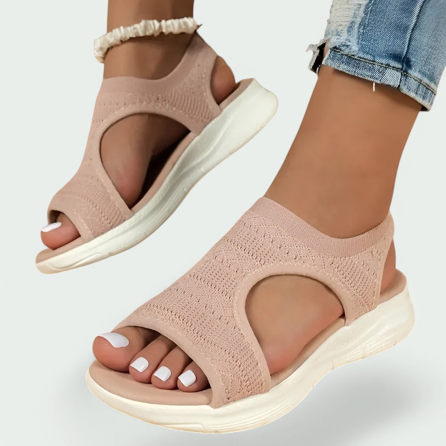 Dovira – Bequeme Slip-On Sandalen für Damen mit orthopädischem Komfort