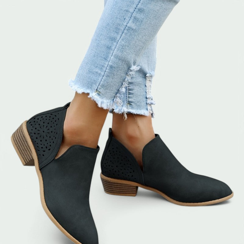 Mariska – Stilvolle V-Cut Stiefeletten für Damen mit optimalem Tragekomfort