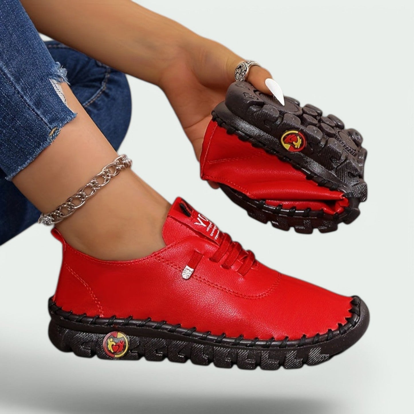 Velina – Komfortable Sneakers mit breiter Passform und schmerzlindernder Technologie für Damen