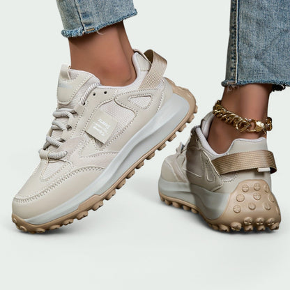 Winnie – Bequeme Niedrige Schnürsneaker für Damen mit Weicher Sohle für Optimalen Komfort