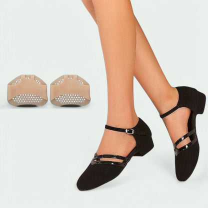 Amara – Elegante und Bequeme Schwarze Tanzschuhe für Damen