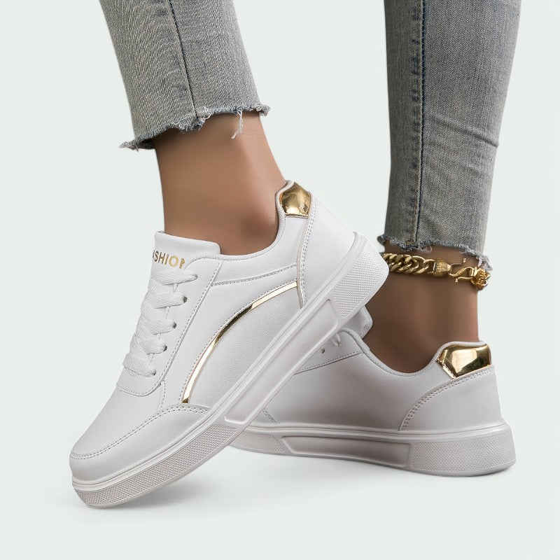 Sanne – Bequeme, leichte Sneakers für Damen mit runder Nase