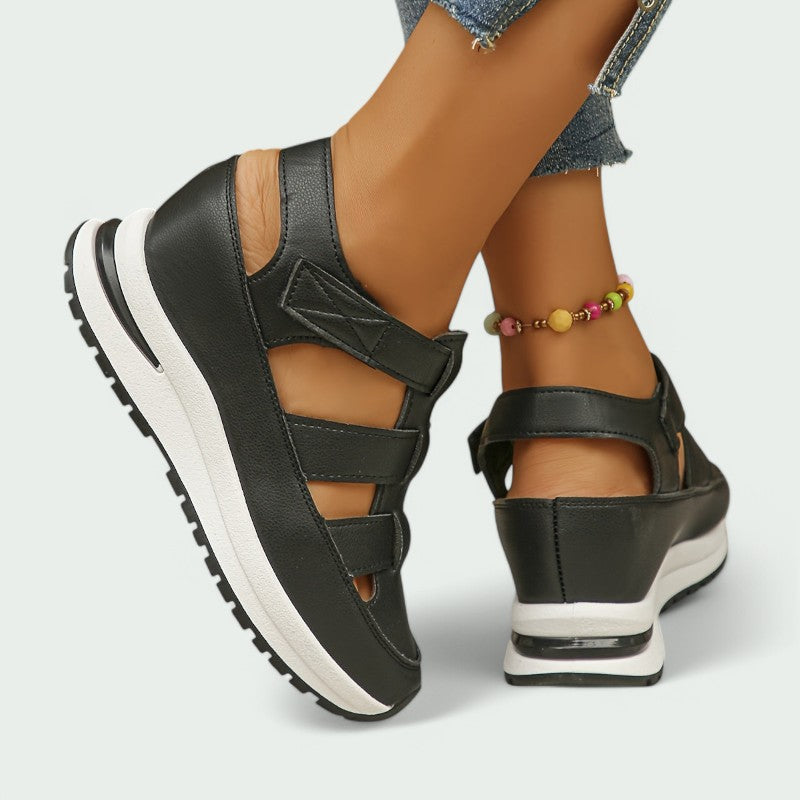 Ellie – Komfortable und atmungsaktive Plattformsandalen für Damen