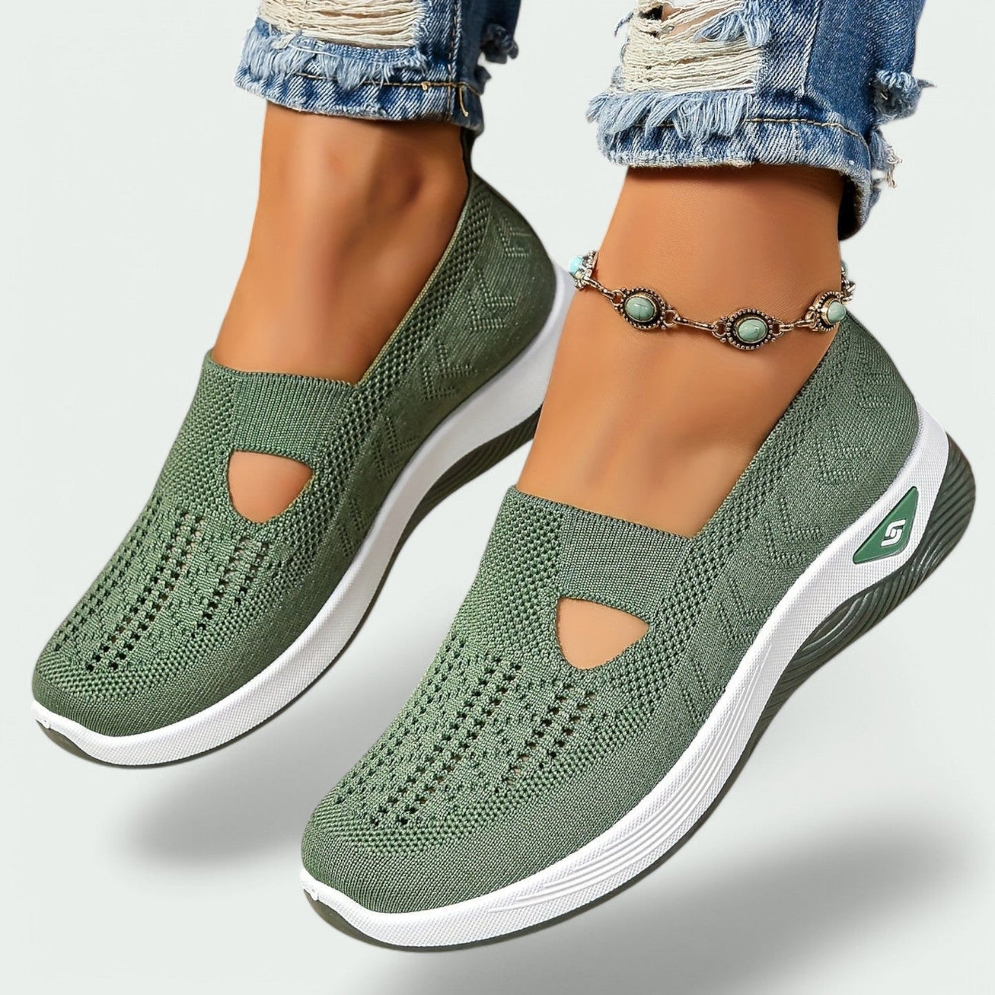 Sovena – Bequeme Slip-On Sportschuhe für Damen mit Orthopädischem Komfort