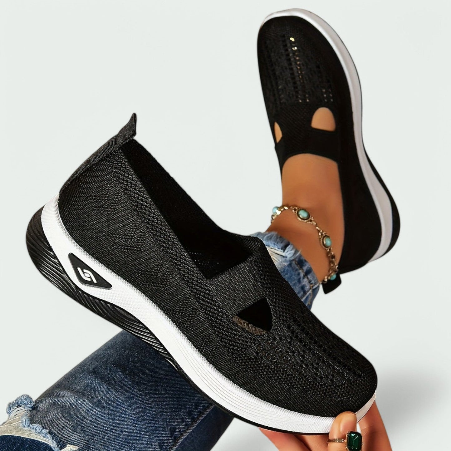 Sovena – Bequeme Slip-On Sportschuhe für Damen mit Orthopädischem Komfort