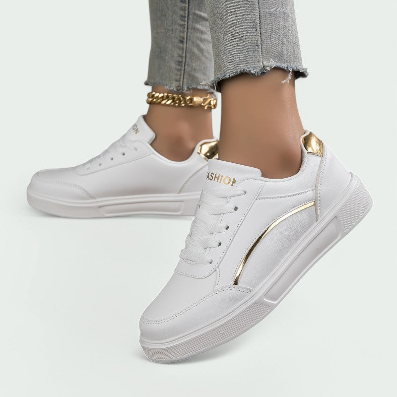 Sanne – Bequeme, leichte Sneakers für Damen mit runder Nase