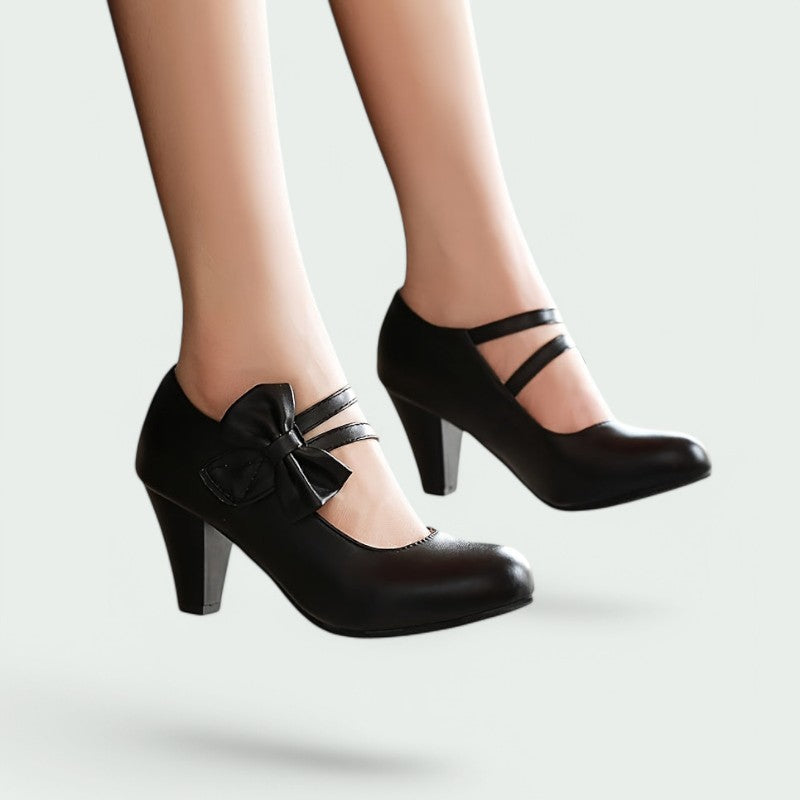 Daphne – Stilvolle und Bequeme Runde Pumps für Damen mit Eleganten Absätzen