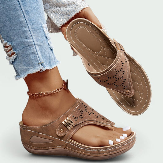 Ailani – Bequeme und Stilvolle Flip-Flop Sandalen für Damen
