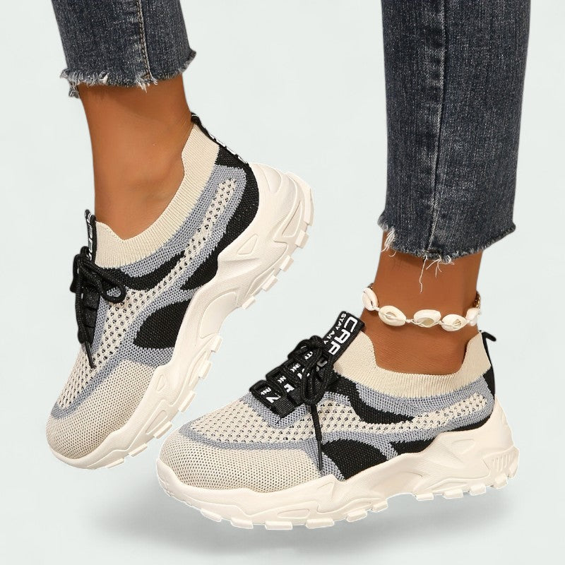 Elina – Bequeme, Atmungsaktive Sneakers für Damen im Niedrigdesign