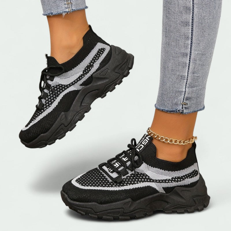 Elina – Bequeme, Atmungsaktive Sneakers für Damen im Niedrigdesign