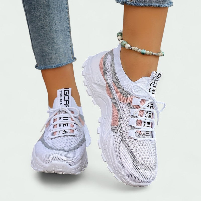 Elina – Bequeme, Atmungsaktive Sneakers für Damen im Niedrigdesign