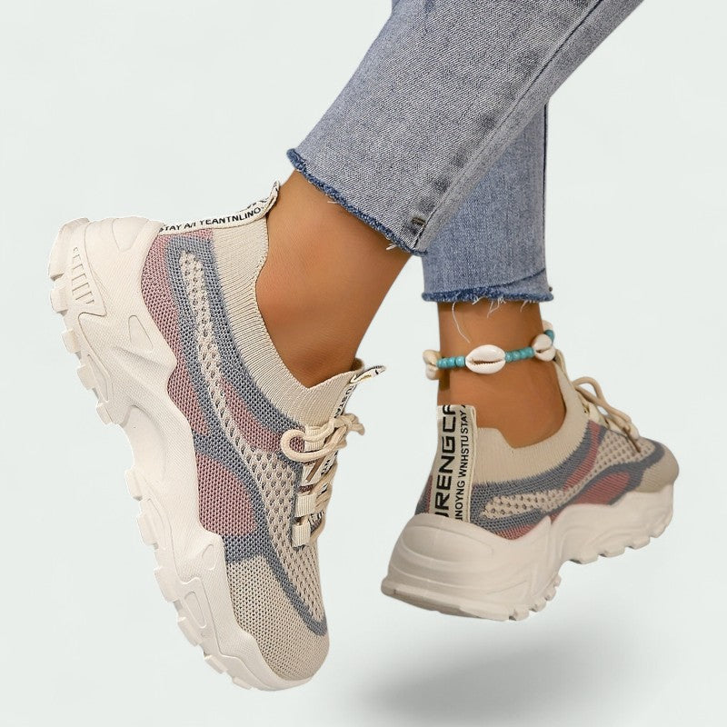 Elina – Bequeme, Atmungsaktive Sneakers für Damen im Niedrigdesign